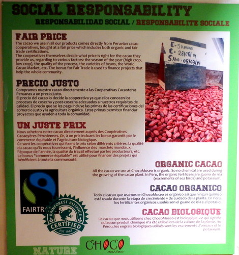 Choco Museo, Cusco, Peru.